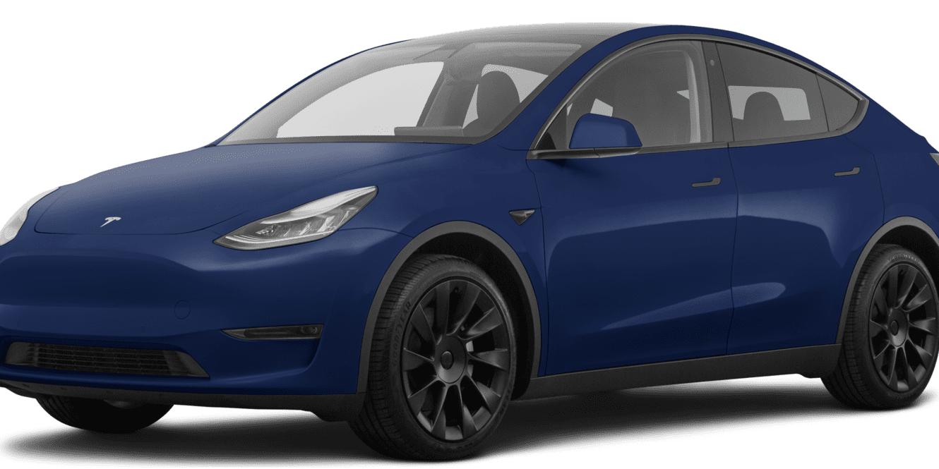 TESLA MODEL Y 2021 5YJYGDED8MF133677 image